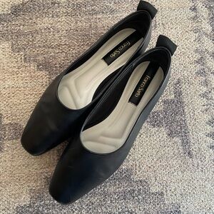 Franco Sarto Black Flats